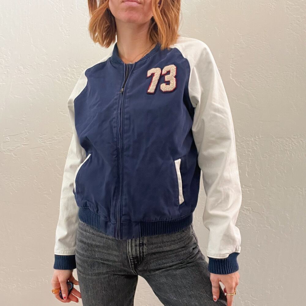 Vintage/Y2K Levi's 73 Retro Denim Bomber Jacket - Picture 4 of 6